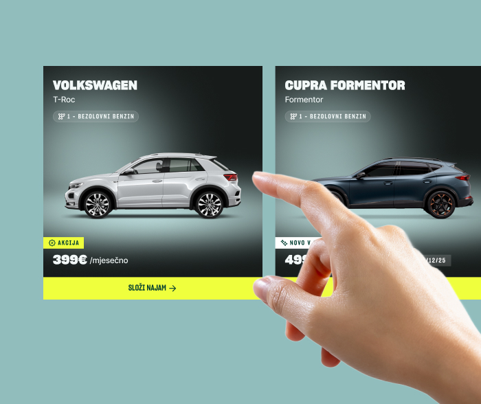 Auto na pretplatu u 3 koraka